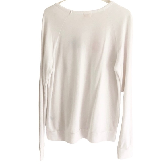 SUNDRY French Terry Sweatshirt Lovers Graphic Pullover Size Medium - Picture 4 of 8